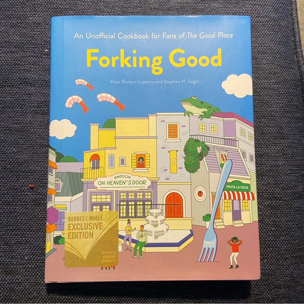 Forking Good Cookbook. Good Place TV show. VGUC
